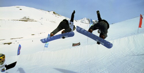 panoramique de 2 images de saut